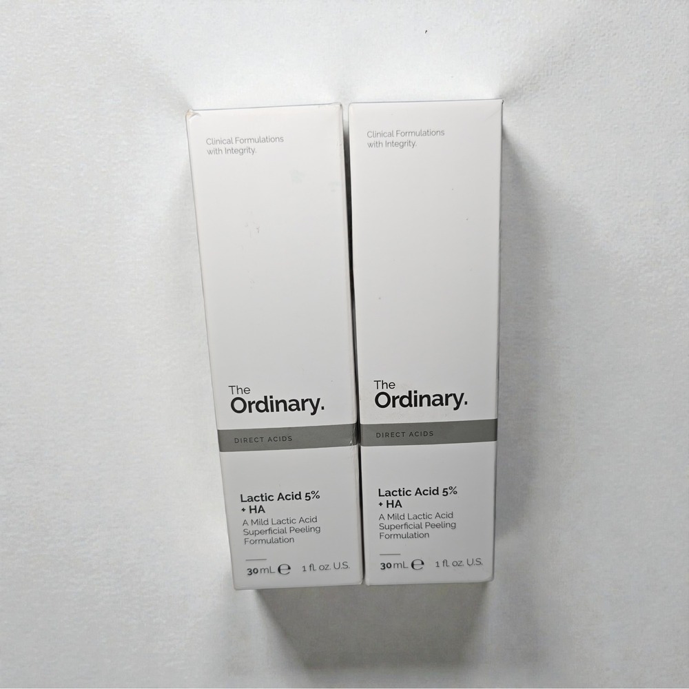 The Ordinary Lactic Acid 5% HA Mild Lactic Acid Face Peel New (2)